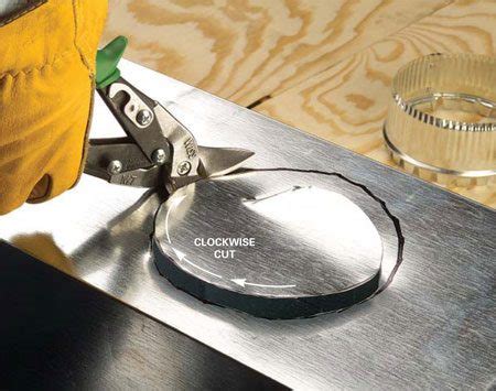 tin snips for cutting circles